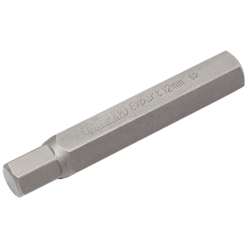 DR-33338 — Draper Expert Hexagonal 10mm Insert Bit for Mechanics Bit Sets, 12mm x 75mm