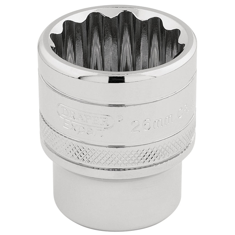 DR-33441 — Draper Expert HI-TORQ® 12 Point Socket, 1/2" Sq. Dr., 26mm