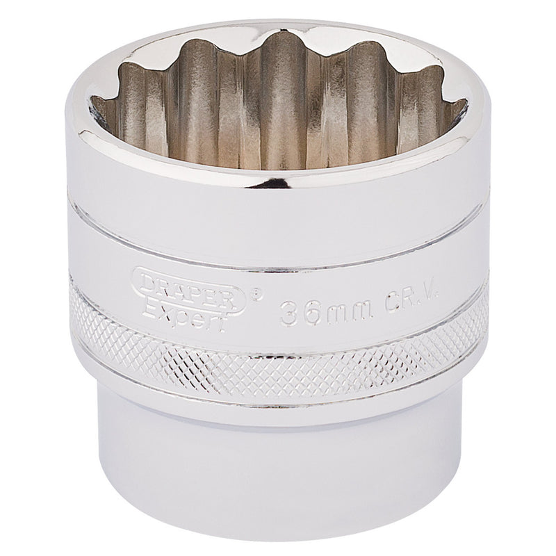 DR-33594 — Draper Expert HI-TORQ® 12 Point Socket, 1/2" Sq. Dr., 36mm