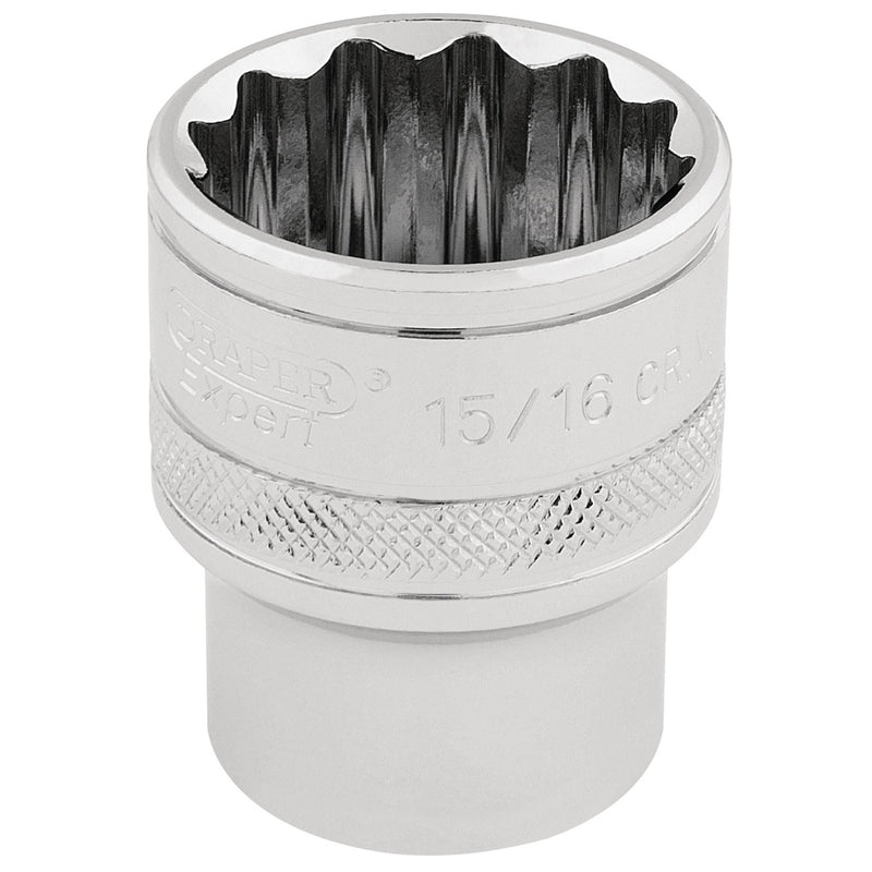 DR-33724 — Draper Expert HI-TORQ® 12 Point Socket, 1/2" Sq. Dr., 15/16"