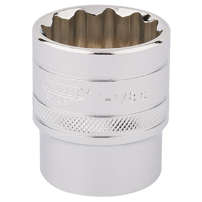 DR-33727 — Draper Expert HI-TORQ® 12 Point Socket, 1/2" Sq. Dr., 1 1/8"
