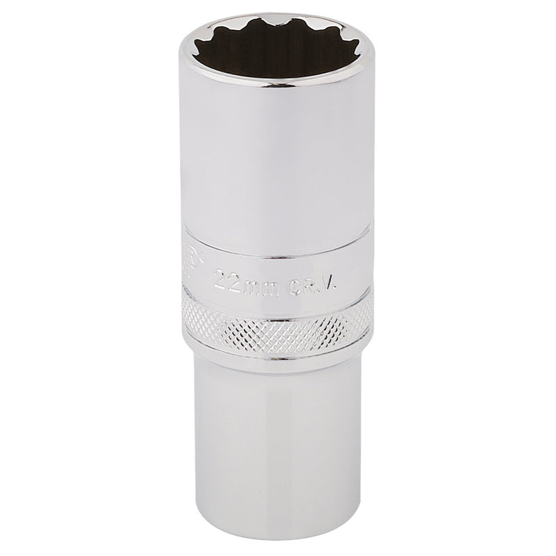DR-33788 — Draper Expert HI-TORQ® 12 Point Deep Socket, 1/2" Sq. Dr., 22mm