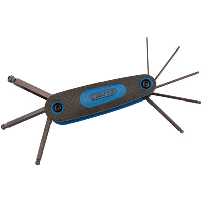 DR-33837 — Ball End Metric Hex. Key Set (8 Piece)