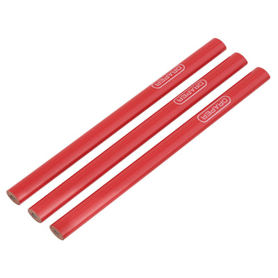 DR-34180 — Carpenter's Pencils, 174mm (Pack of 3)