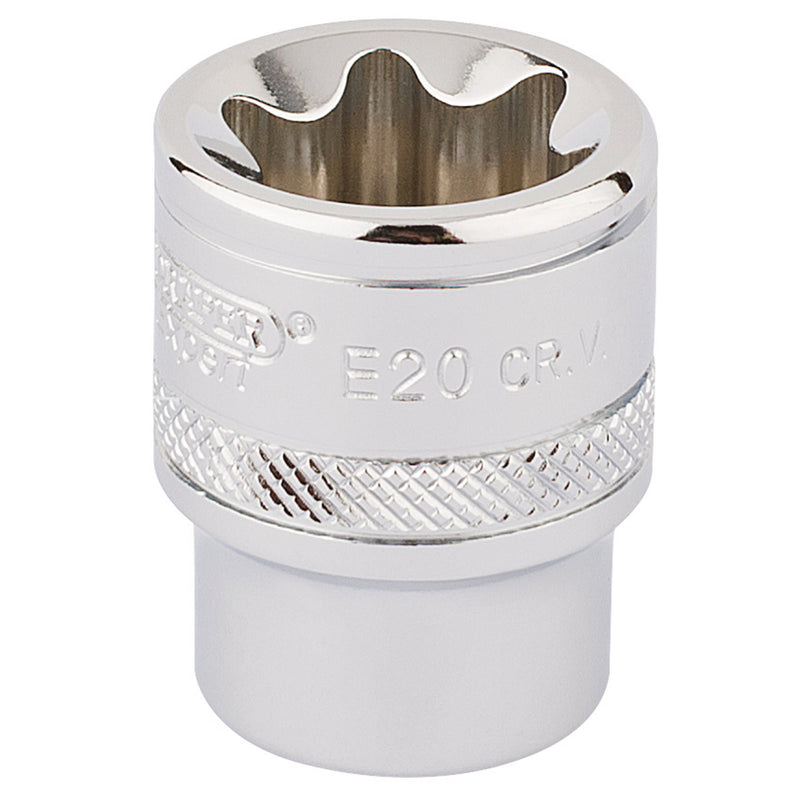 DR-34265 — Draper Expert TX-STAR® Socket, 3/8" Sq. Dr., E20