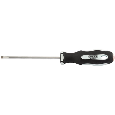 DR-34971 — Draper Expert Plain Slot Soft Grip Parallel Tip Screwdriver, 3 x 75mm