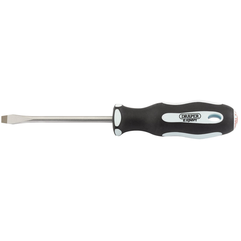 DR-34978 — Draper Expert Plain Slot Soft Grip Screwdriver, 6.5 x 100mm