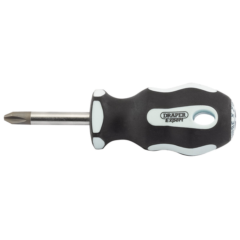 DR-34991 — Draper Expert Cross Slot Soft Grip Screwdriver, No.2 x 38mm