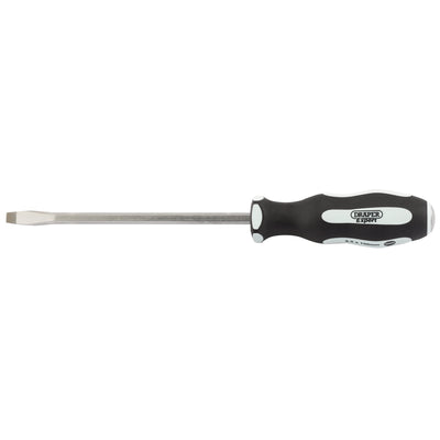 DR-35183 — Draper Expert 'Pound Thru' Plain Slot Soft Grip Screwdriver, 6.5 x 150mm