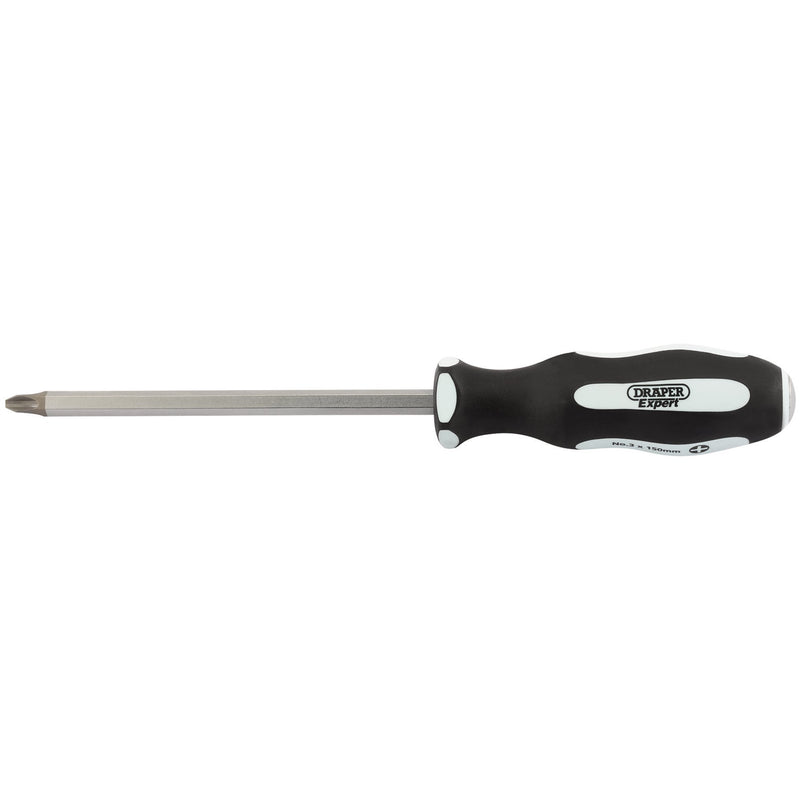 DR-35225 — Draper Expert 'Pound Thru' Cross Slot Soft Grip Screwdriver, No.3 x 150mm