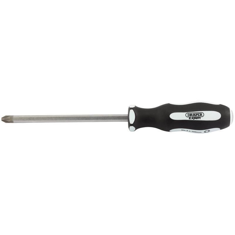 DR-35232 — Draper Expert 'Pound Thru' PZ TYPE Soft Grip Screwdriver, No.3 x 150mm