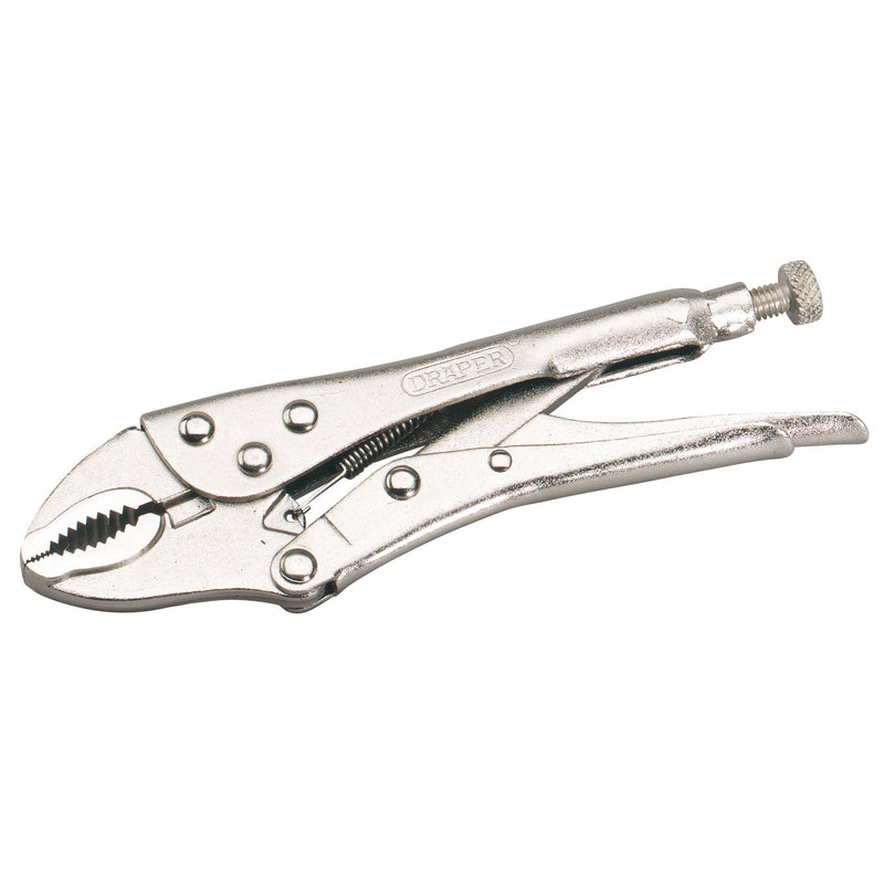 DR-35368 — Curved Jaw Self Grip Pliers, 185mm