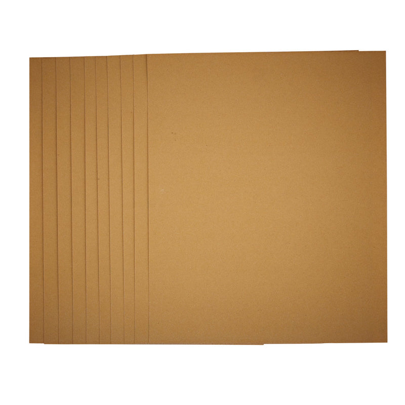 DR-37779 — General Purpose Sanding Sheets, 230 x 280mm, 100 Grit (Pack of 10)