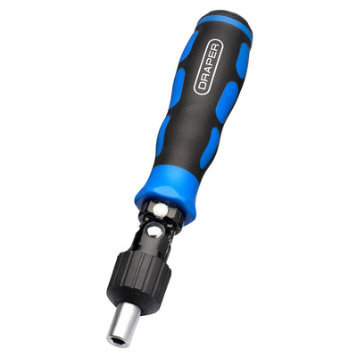 DR-38124 — Reversible Pivoting Ratchet Screwdriver and Bit Set (13 Piece)