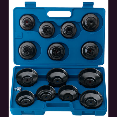 DR-40105 — Oil Filter Cup Socket Set, 3/8" Sq. Dr. (15 Piece)