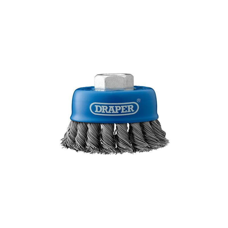 DR-41449 — Steel Twist-Knot Wire Cup Brush, 75mm, M14