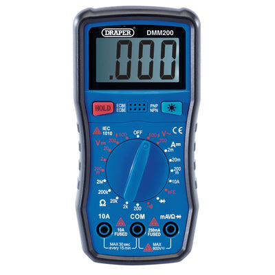 DR-41817 — 200 Series Manual Ranging Digital Multimeter, 600V, AC/DC