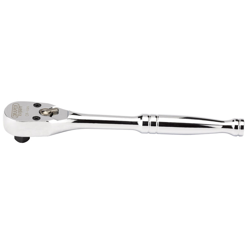 DR-43718 — Draper Expert 60 Tooth Sealed Head Reversible Ratchet, 1/4" Sq. Dr.