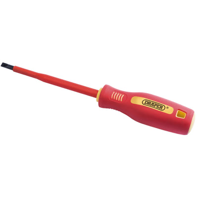 DR-46524 — Fully Insulated Plain Slot Screwdriver, 5.5 x 125mm (Sold Loose)