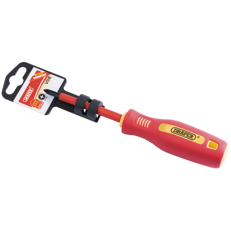 DR-46528 — Fully Insulated Soft Grip Cross Slot Screwdriver, No.1 x 80mm
