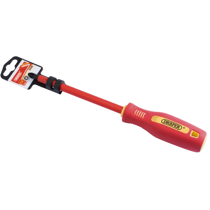 DR-46535 — Fully Insulated Soft Grip PZ TYPE Screwdriver, No.3 x 150mm