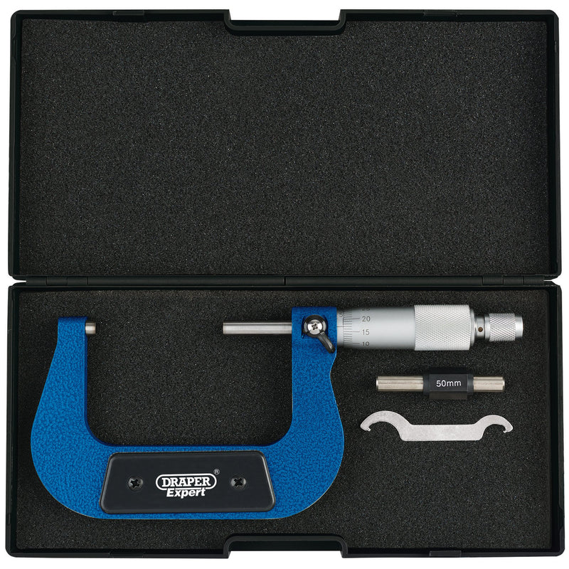 DR-46605 — Draper Expert Metric External Micrometer, 50 - 75mm