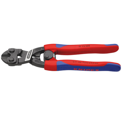 DR-49188 — KNIPEX 71 12 200 SB CoBolt® Compact Bolt Cutter with Sprung Handles, 200mm
