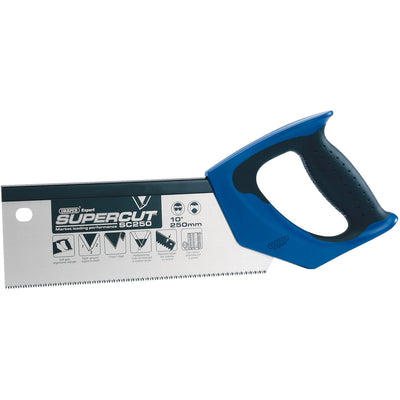 DR-49281 — Draper Expert Supercut® Soft Grip Hardpoint Tenon Saw, 250mm/10", 11tpi/12ppi