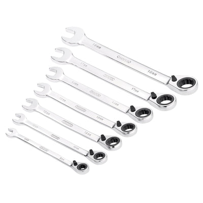 DR-51179 — Draper HI-TORQ® Metric Reversible Ratcheting Combination Spanner Set (7 Piece)
