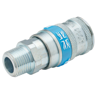 DR-51408 — 3/8" BSP Taper Male Thread Vertex Air Coupling (Sold Loose)