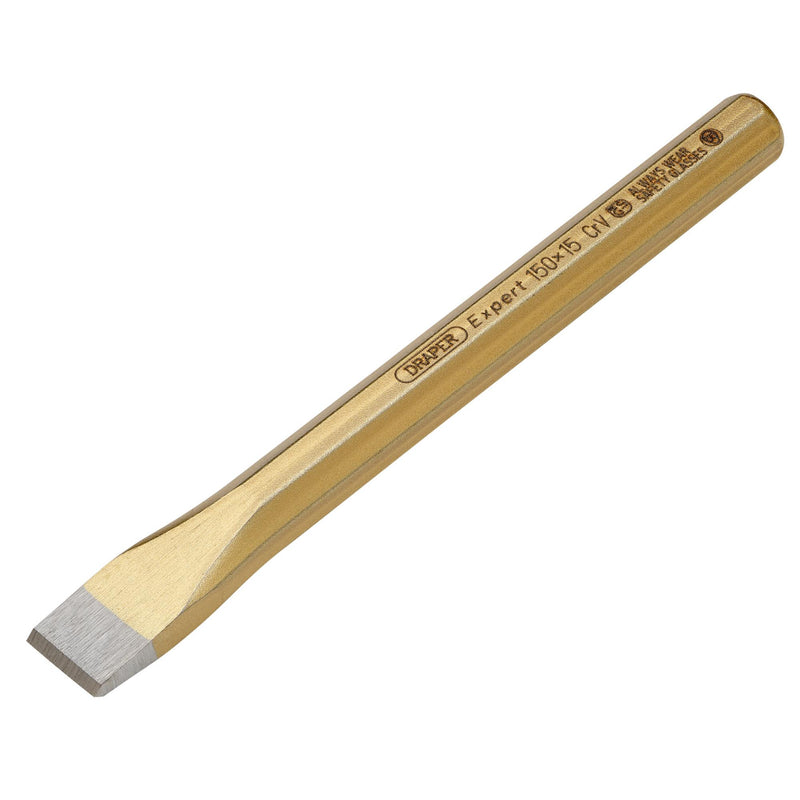 DR-51554 — Draper Expert Octagonal Flat Cold Chisel, 15 x 150mm