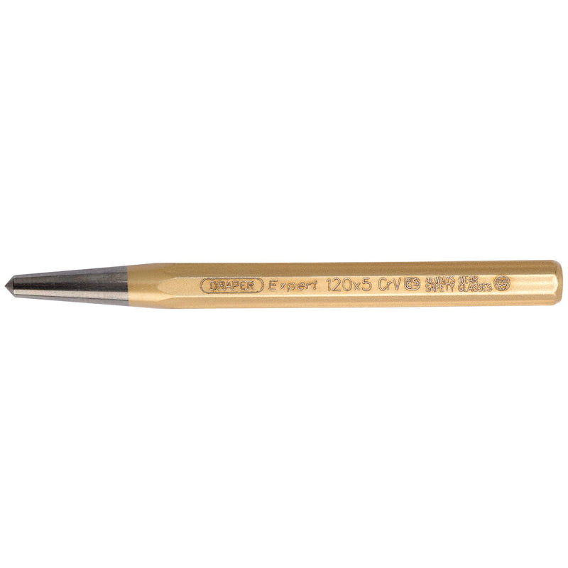 DR-51760 — Draper Expert Octagonal Centre Punch, 5 x 120mm