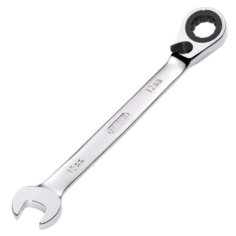 DR-51999 — Draper HI-TORQ® Metric Reversible Ratcheting Combination Spanner, 12mm