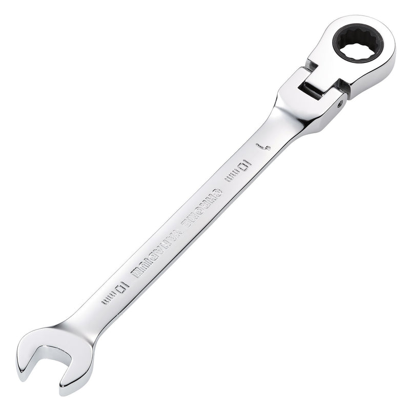 DR-52011 — Draper HI-TORQ® Metric Flexible Head Ratcheting Combination Spanner, 10mm