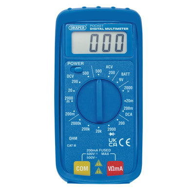 DR-52320 — Pocket Digital Multimeter, 500V, AC/DC