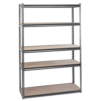 DR-52958 — Expert Quality Heavy Duty Steel Shelving Unit, 5 Shelves, L1220 x W610 x H1830mm