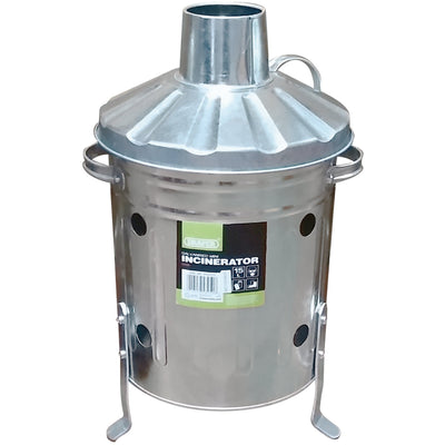 DR-53250 — Galvanised Mini Incinerator, 15L
