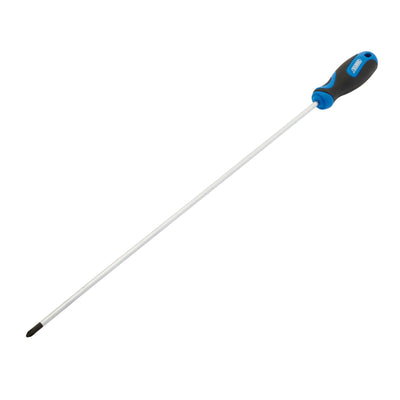 DR-53502 — Extra Long Reach Soft Grip Cross Slot Screwdriver, No.2 x 450mm