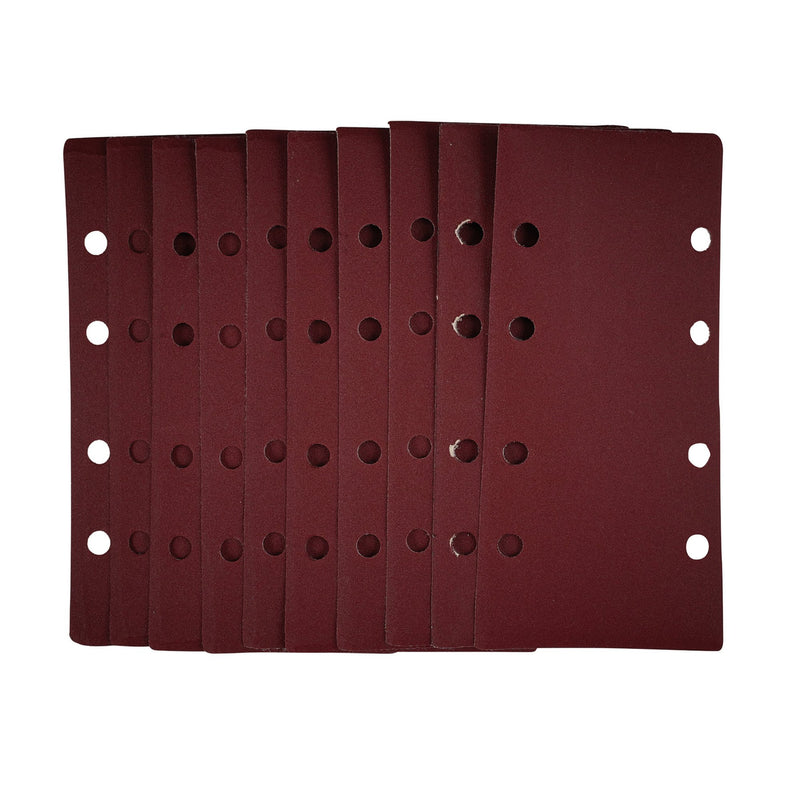 DR-54873 — 1/3 Sanding Sheets with Hook and Loop, 93 x 190mm, 240 Grit (Pack of 10)