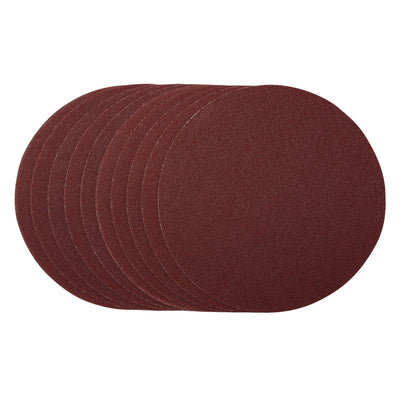 DR-55204 — Sanding Discs, 180mm, Hook & Loop, 80 Grit, (Pack of 10)