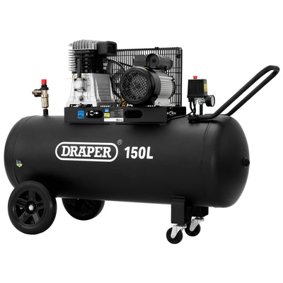 DR-55305 — 230V 150L Belt-Driven Air Compressor, 2.2kW/3hp
