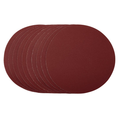DR-56182 — Sanding Discs, 180mm, Hook & Loop, 240 Grit, (Pack of 10)