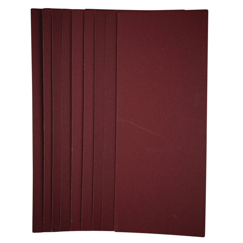 DR-57372 — 1/2 Sanding Sheets, 115 x 280mm, 240 Grit (Pack of 10)