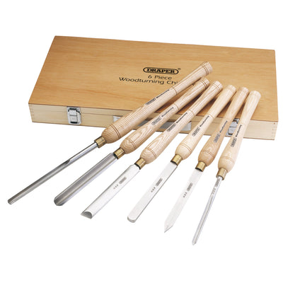DR-58697 — HSS Woodturning Chisel Set (6 Piece)