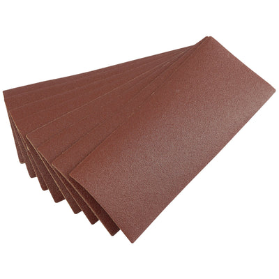 DR-59466 — Aluminium Oxide Sanding Sheets, 232 x 92mm, 100 Grit (Pack of 10)