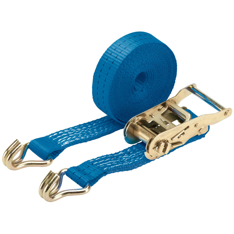 DR-60918 — Ratchet Tie Down Strap, 6m x 35mm, 1000kg