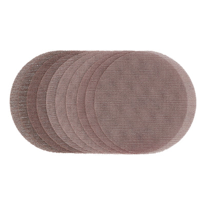 DR-62989 — Expert Quality Mesh Sanding Discs, 150mm, Assorted Grit - 80G, 120G, 180G, 240G (Pack of 10)