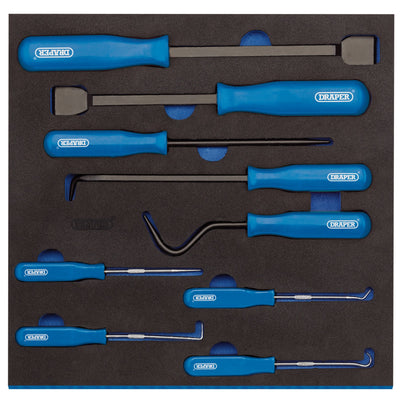 DR-63500 — Scraper, Hook and Pick Set in 1/2 Drawer EVA Insert Tray (9 Piece)