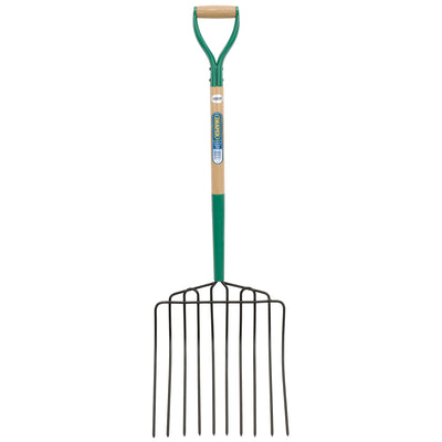 DR-63578 — 10 Prong Manure Fork with Wood Shaft and MYD Handle