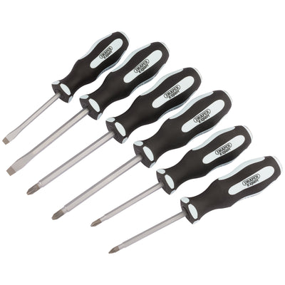 DR-63590 — Draper Expert 'Pound Thru' Soft Grip Screwdriver Set (6 Piece)